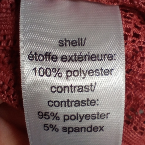 Maurices 2X/3X Coral Orange Open Front Kimono Cardigan Cover Up Coastal - Picture 12 of 12